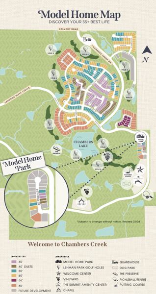 Model Home Map